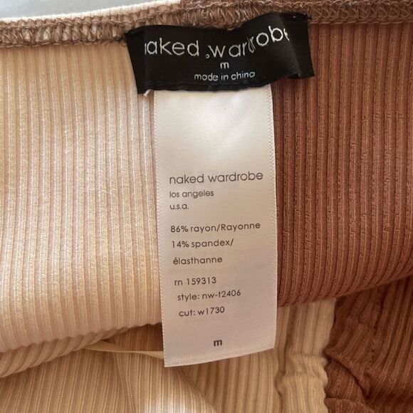 NWOT naked wardrobe two tone tube top size medium - Picture 3 of 5